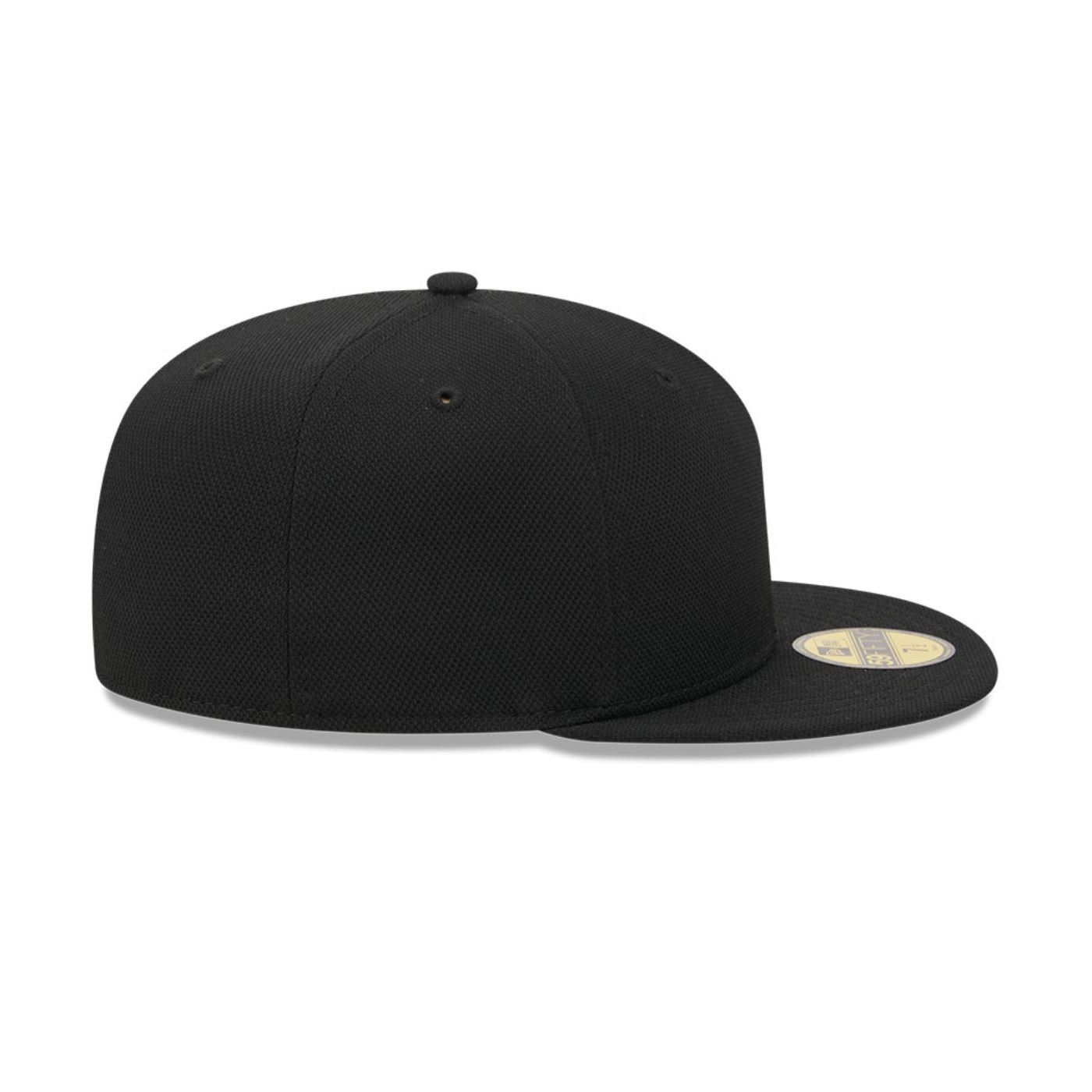 Bone New Era 59FIFTY New Era Branded   Preto Preto 6