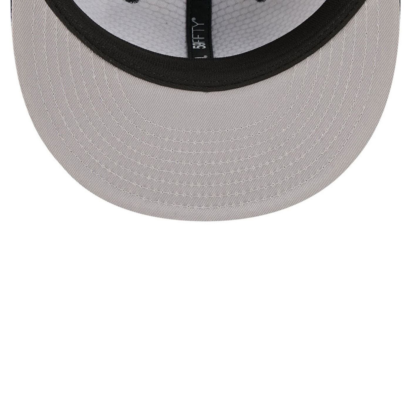 Bone New Era 59FIFTY New Era Branded   Preto Preto 7