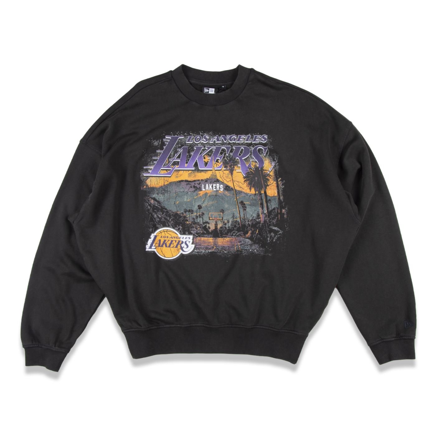 Moletom New Era Careca Los Angeles Lakers NBA Chumbo