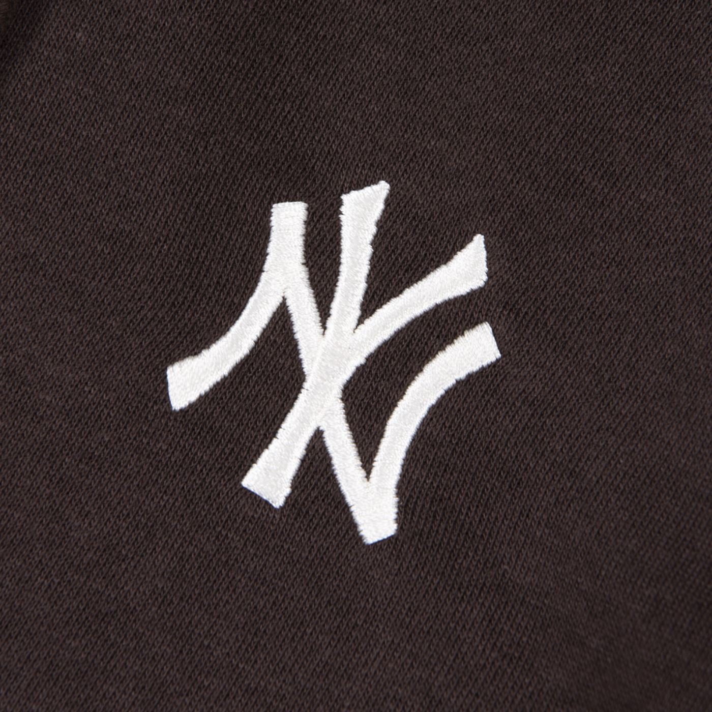 Moletom New Era Canguru Aberto New York Yankees MLB Marrom Marrom 3