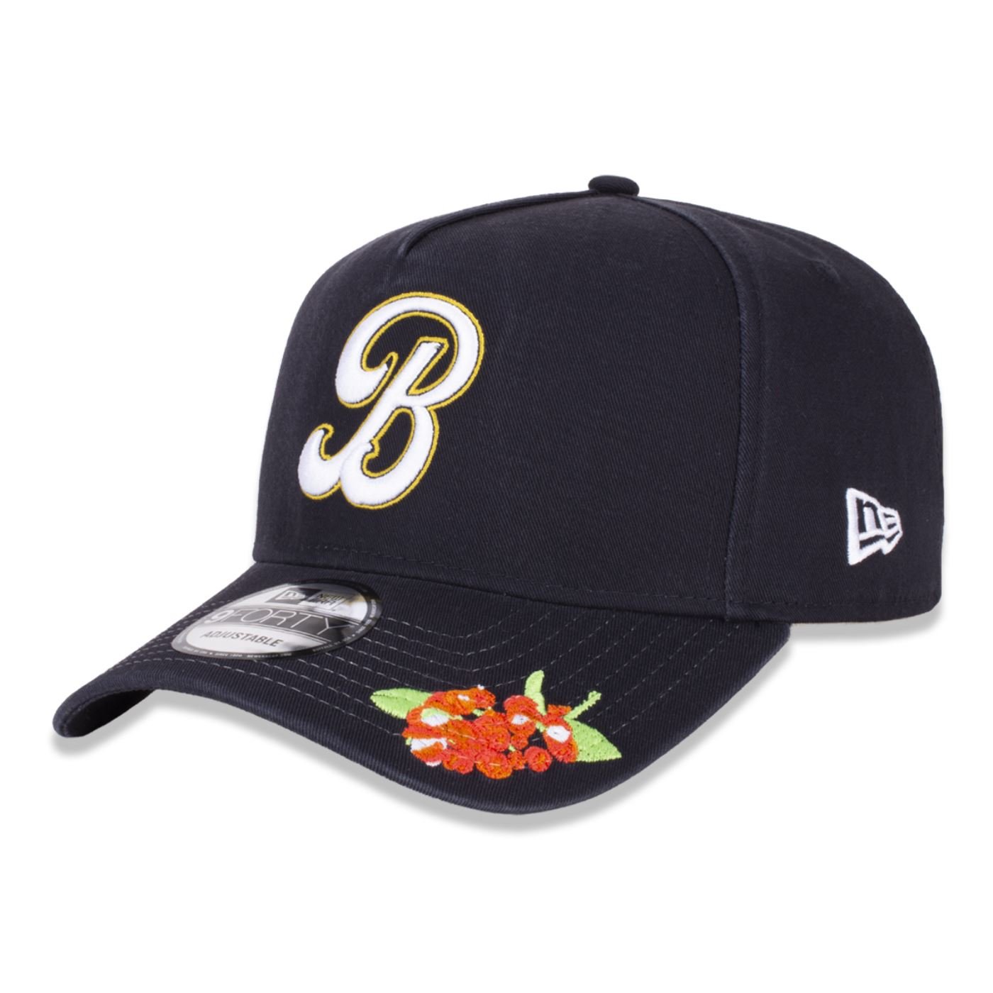 Bone New Era 9FORTY A-FRAME Brasilidades Marinho