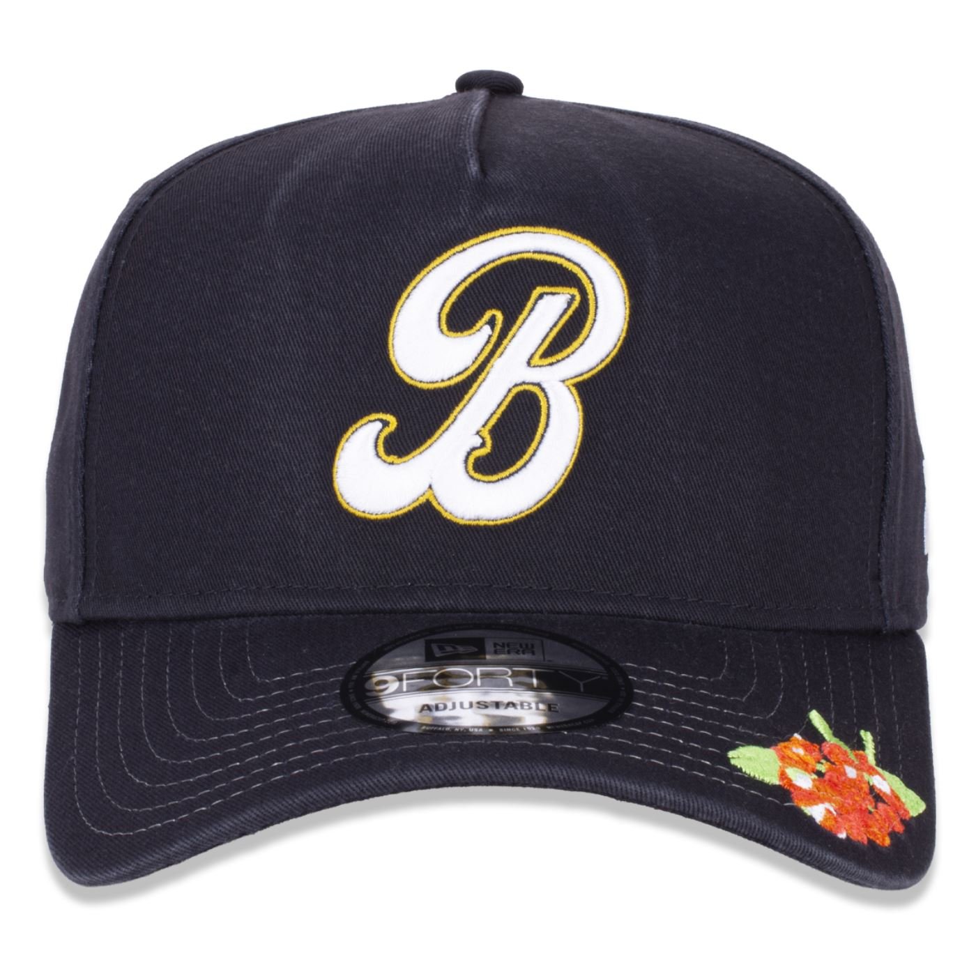 Bone New Era 9FORTY A-FRAME Brasilidades Marinho Azul Marinho 2