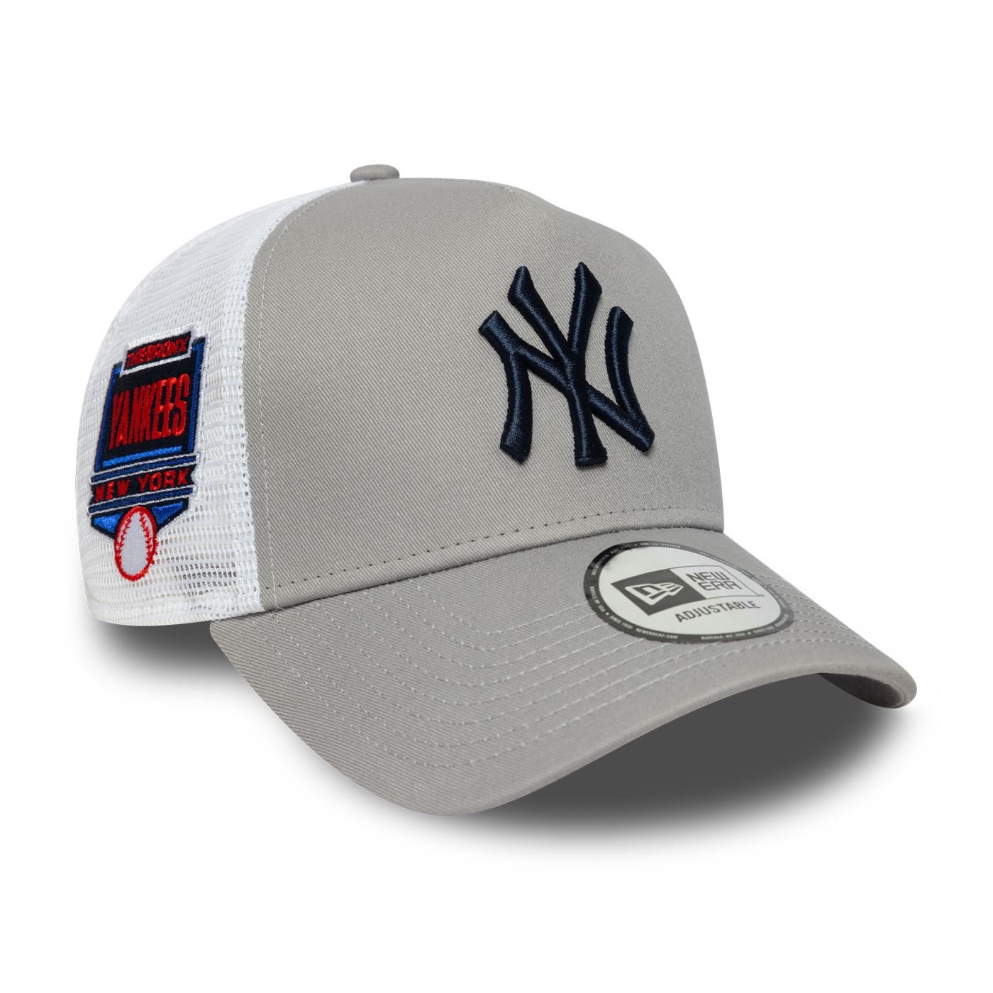 Bone New Era MLB 9FORTY A-FRAME SNAPBACK New York Yankees Cinza Cinza 3