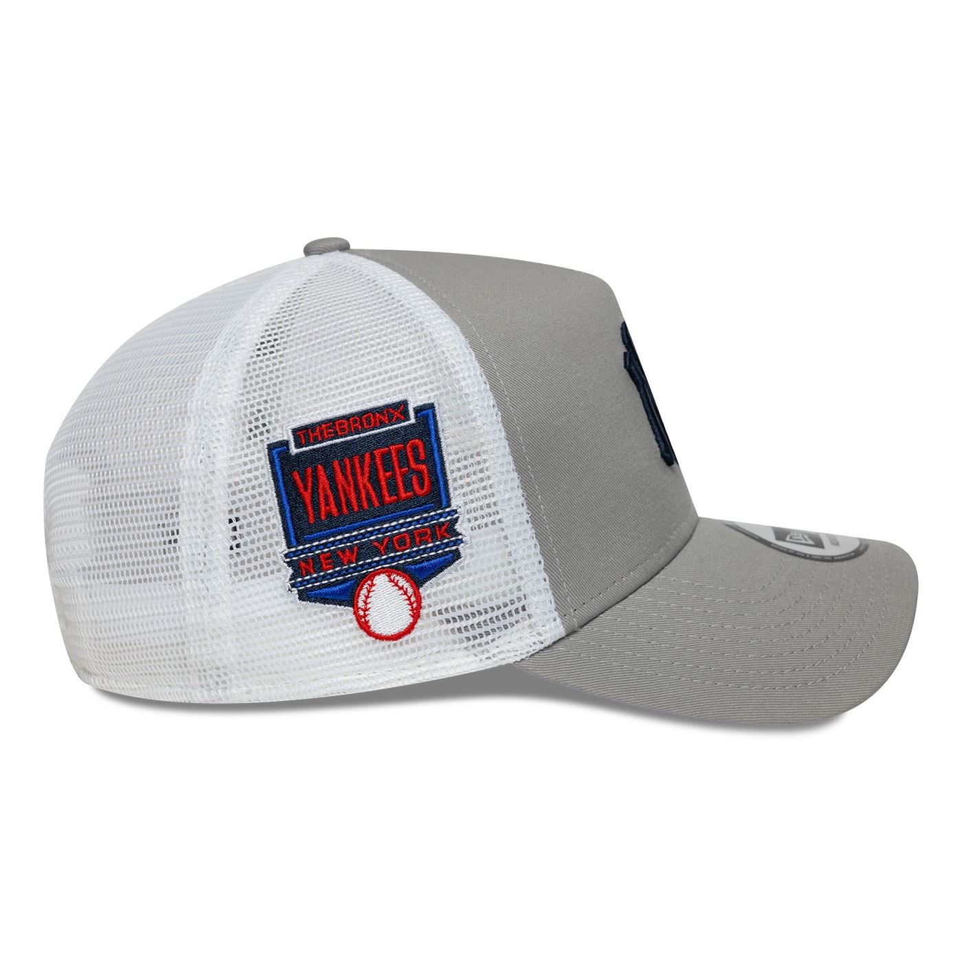 Bone New Era MLB 9FORTY A-FRAME SNAPBACK New York Yankees Cinza Cinza 5