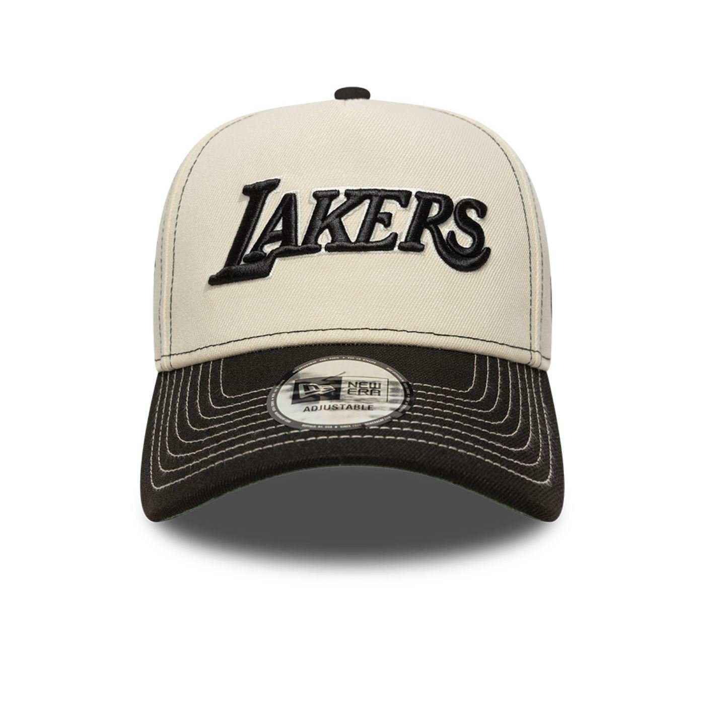 Bone New Era NBA 9FORTY A-FRAME SNAPBACK Los Angeles Lakers Bege Bege 2