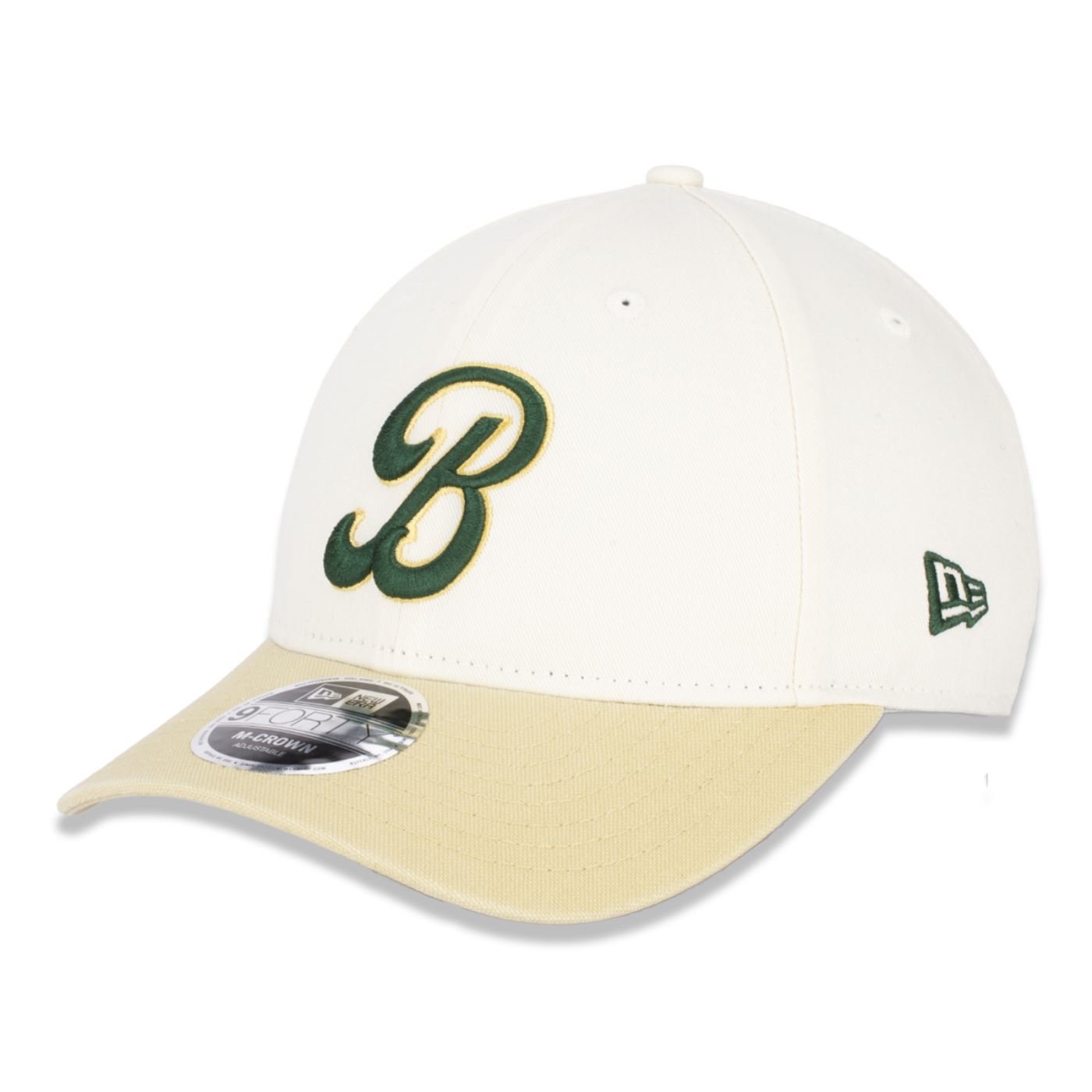 Bone New Era 9FORTY M-CROWN Brasilidades Off  White