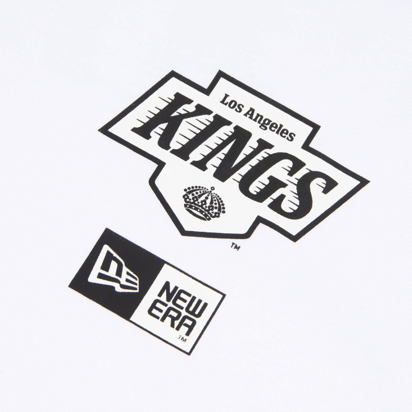 Camiseta New Era Oversize Los Angeles Lakers NHL Branco Branco 3