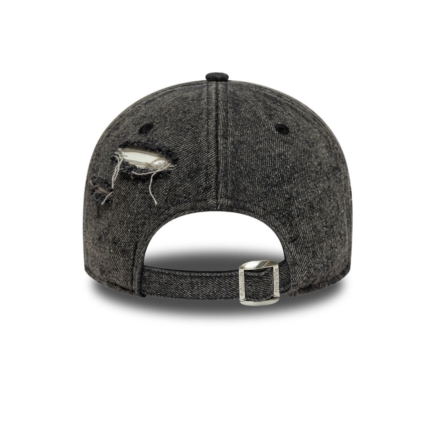 Bone New Era MLB 9FORTY New York Yankees Preto Preto 4