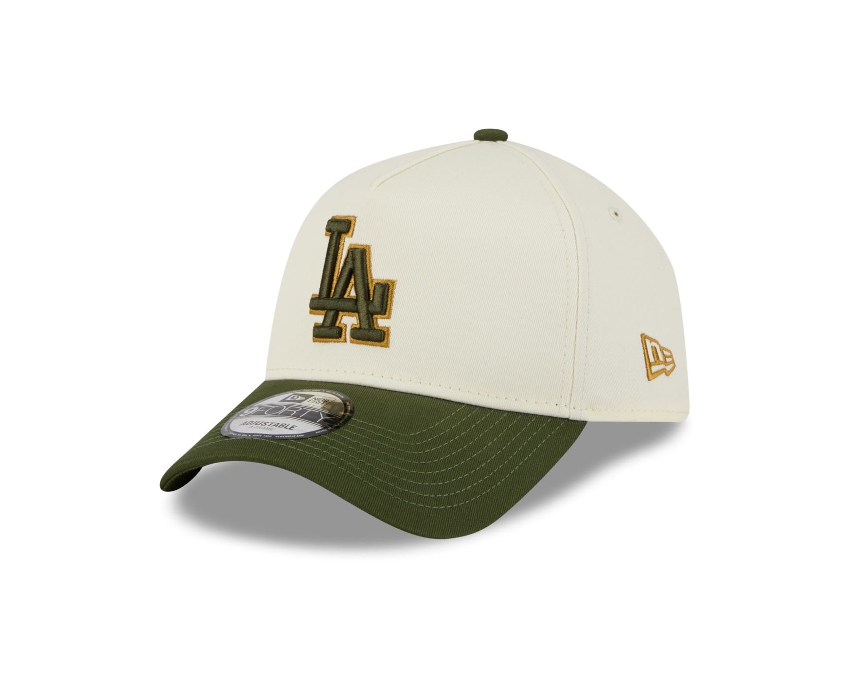 Bone New Era MLB 9FORTY A-FRAME SNAPBACK Los Angeles Dodgers Off  White