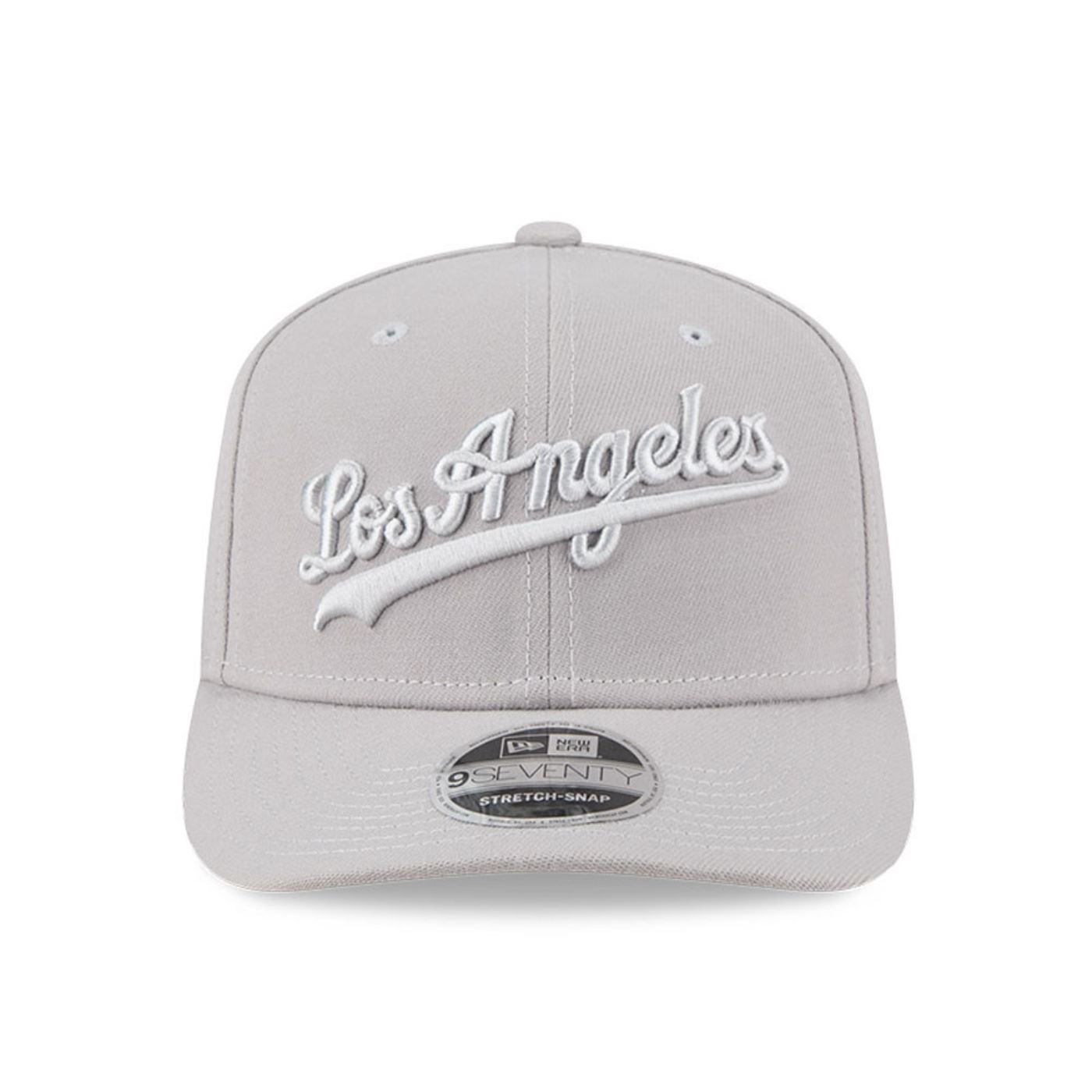 Bone New Era MLB 9SEVENTY Los Angeles Dodgers Cinza Cinza 2