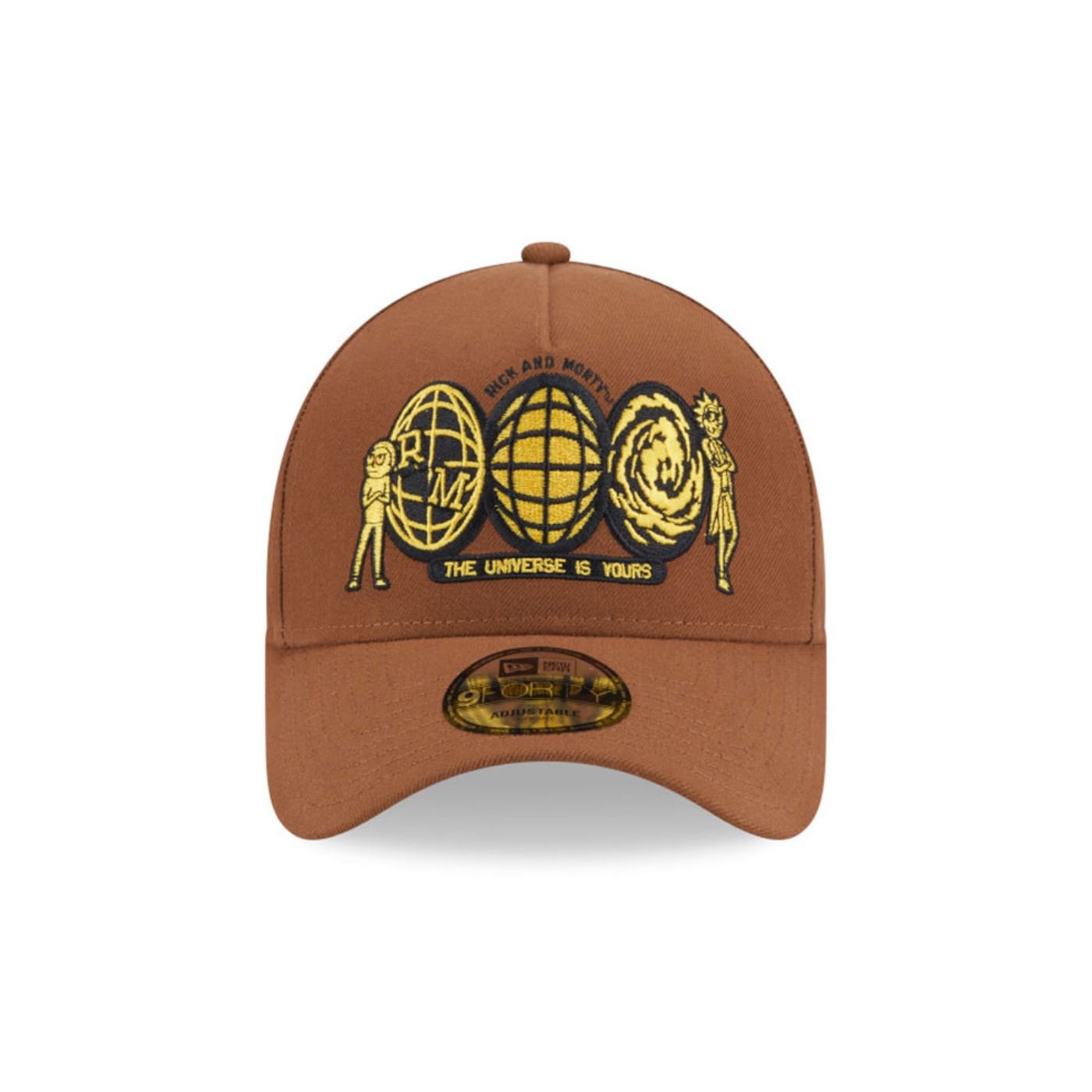 Bone New Era 9FORTY A-FRAME SNAPBACK Rick And Morty  Marrom Marrom 2