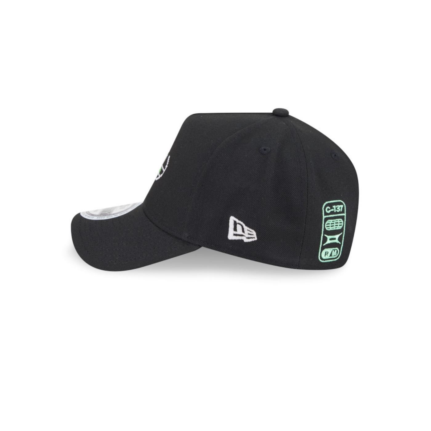 Bone New Era 9FORTY A-FRAME SNAPBACK Rick And Morty  Preto Preto 3