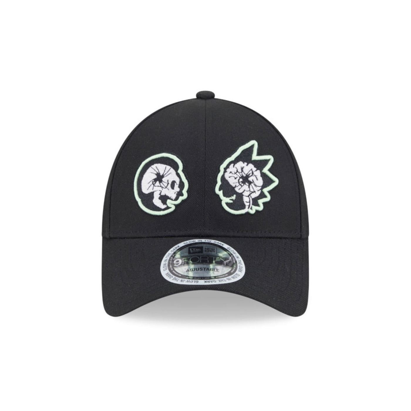 Bone New Era 9FORTY Rick And Morty  Preto Preto 2