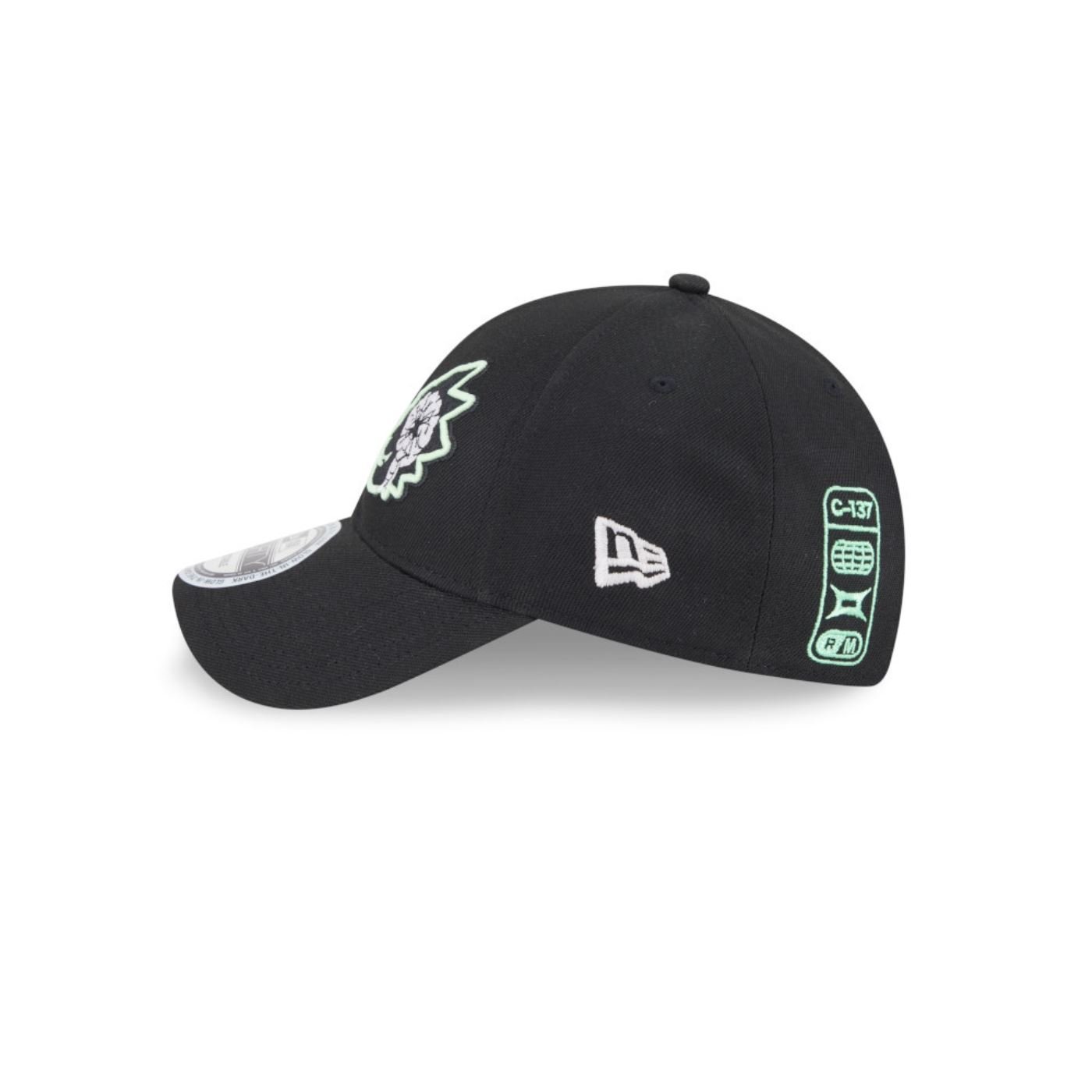 Bone New Era 9FORTY Rick And Morty  Preto Preto 3