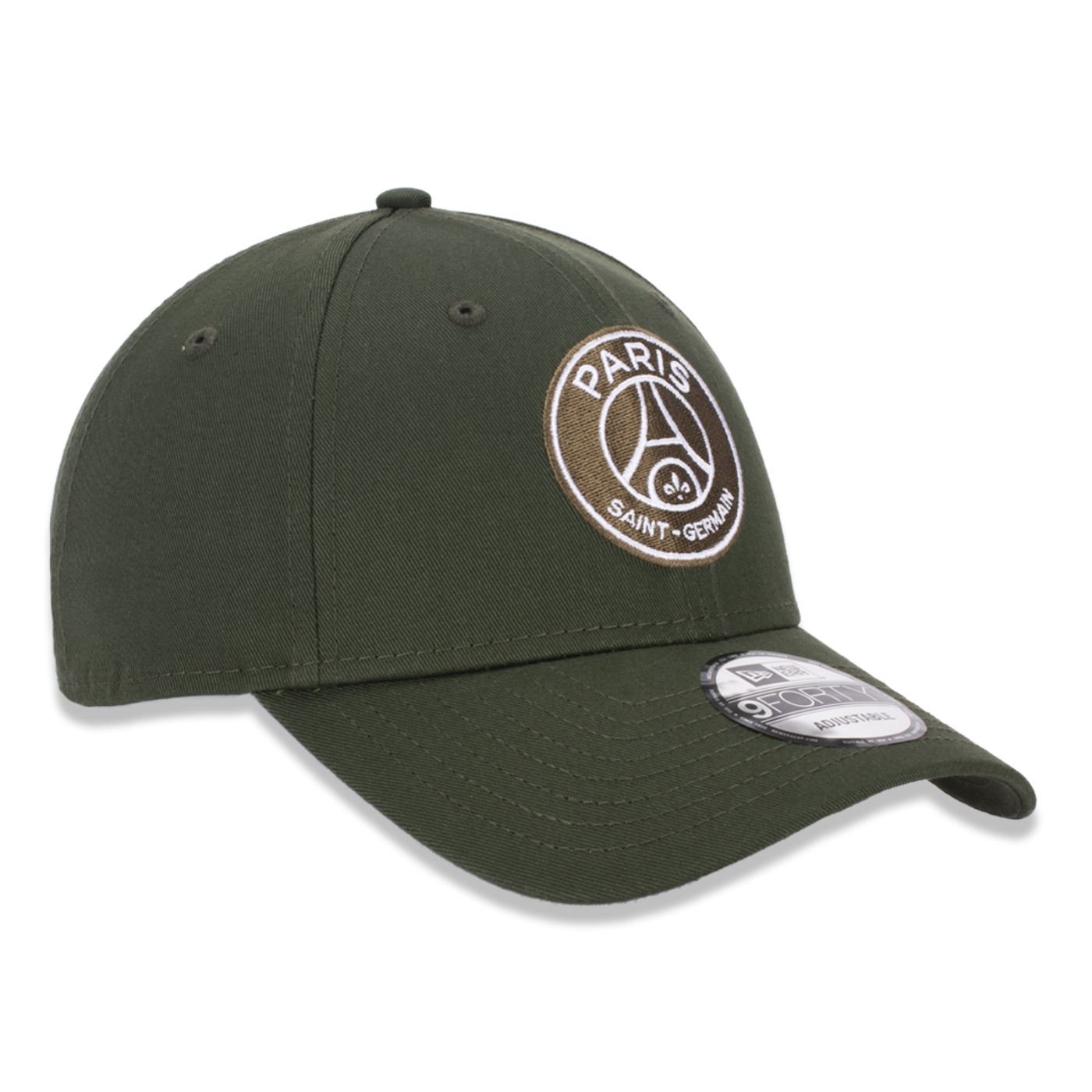 Bone New Era 9FORTY Paris Saint Germain  Verde Verde 3