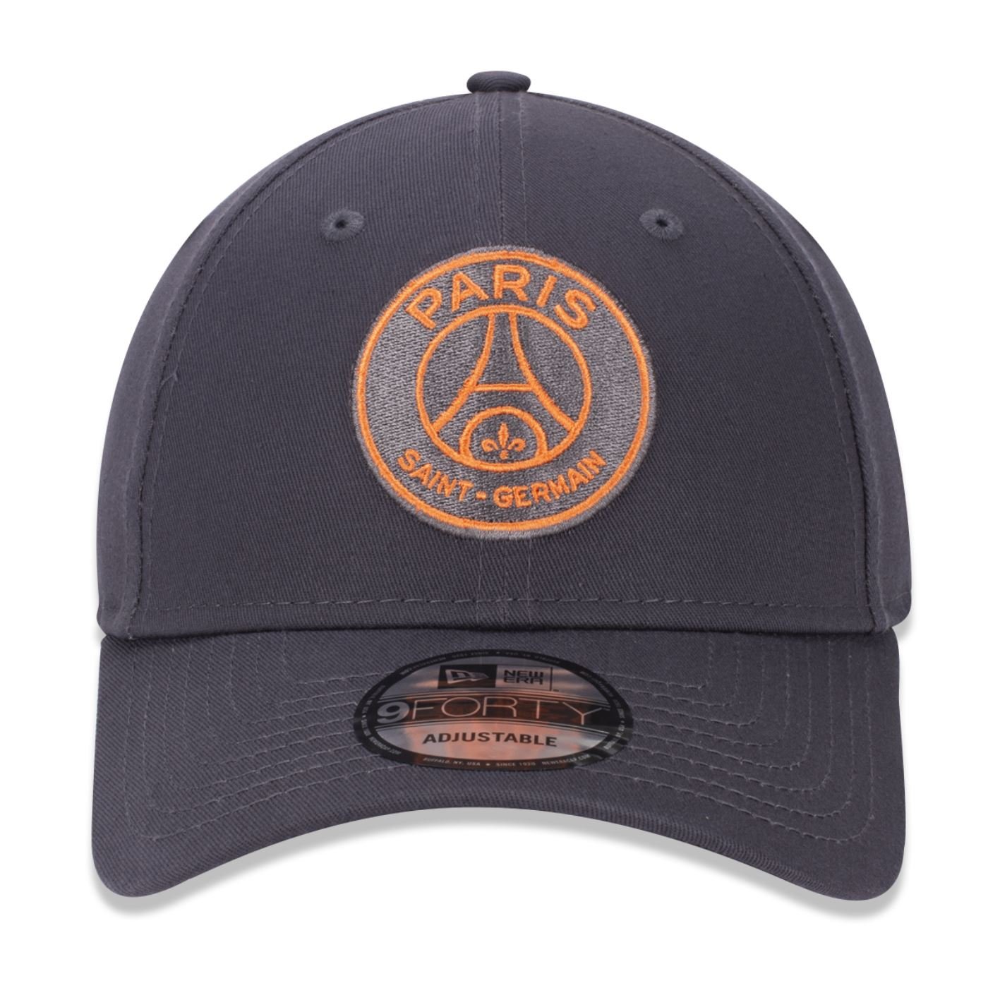 Bone New Era 9FORTY Paris Saint Germain  Cinza Cinza 2