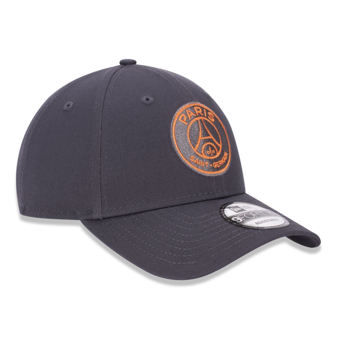 Bone New Era 9FORTY Paris Saint Germain  Cinza Cinza 3