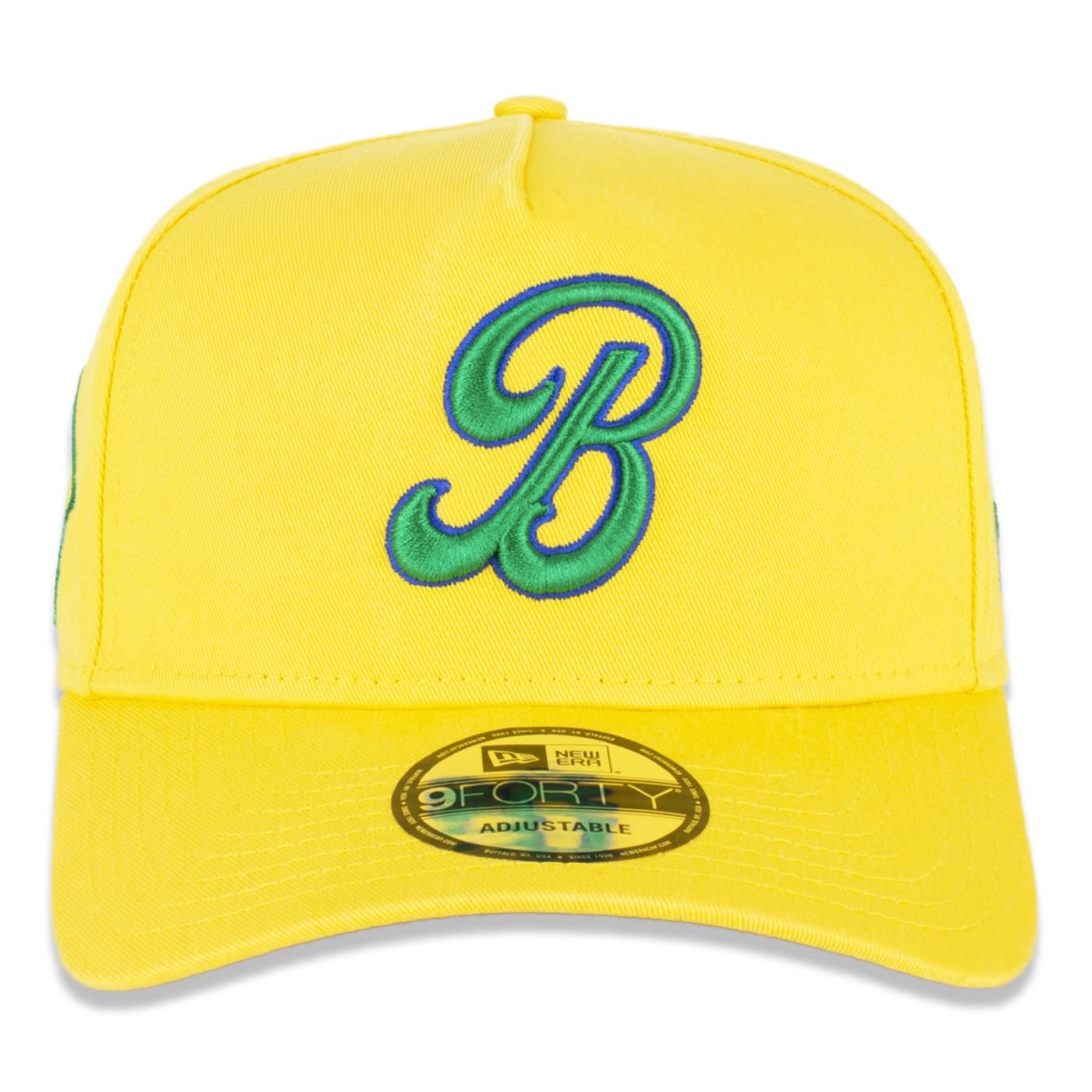Bone New Era 9FORTY New Era Branded Brasilidades Amarelo 2