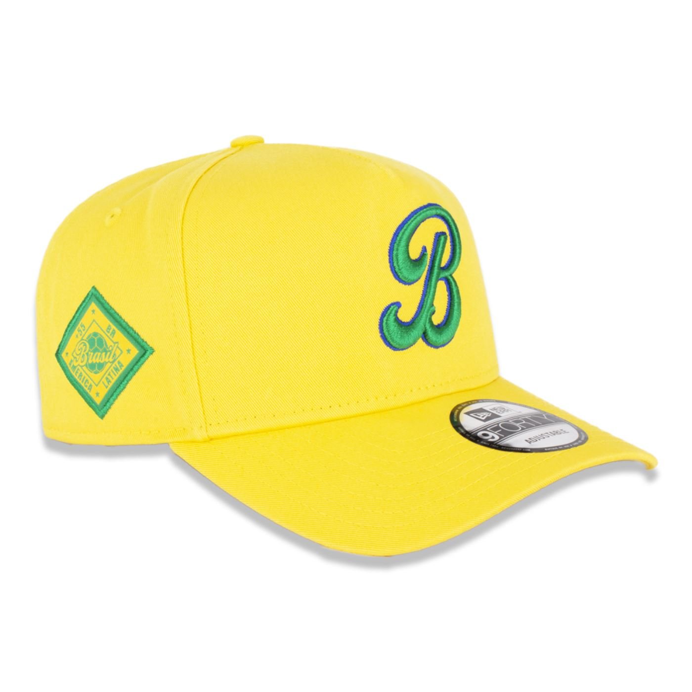 Bone New Era 9FORTY New Era Branded Brasilidades Amarelo 3