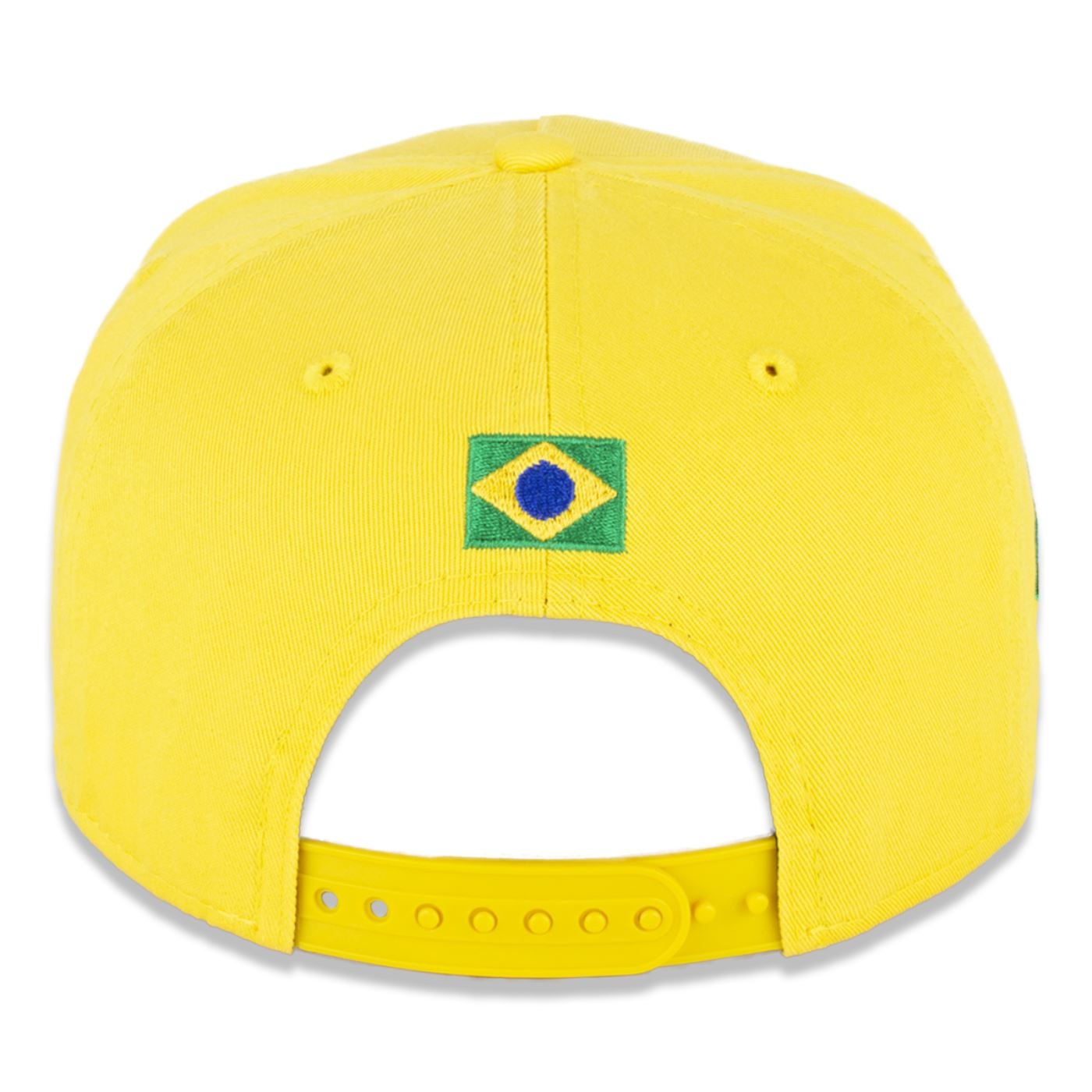 Bone New Era 9FORTY New Era Branded Brasilidades Amarelo 4