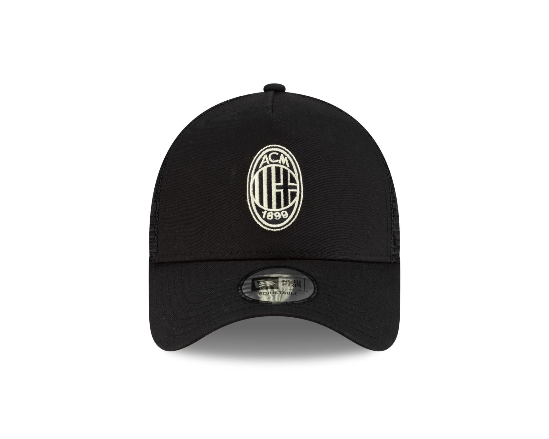 Bone New Era 9FORTY A-FRAME Branded Preto Preto 2