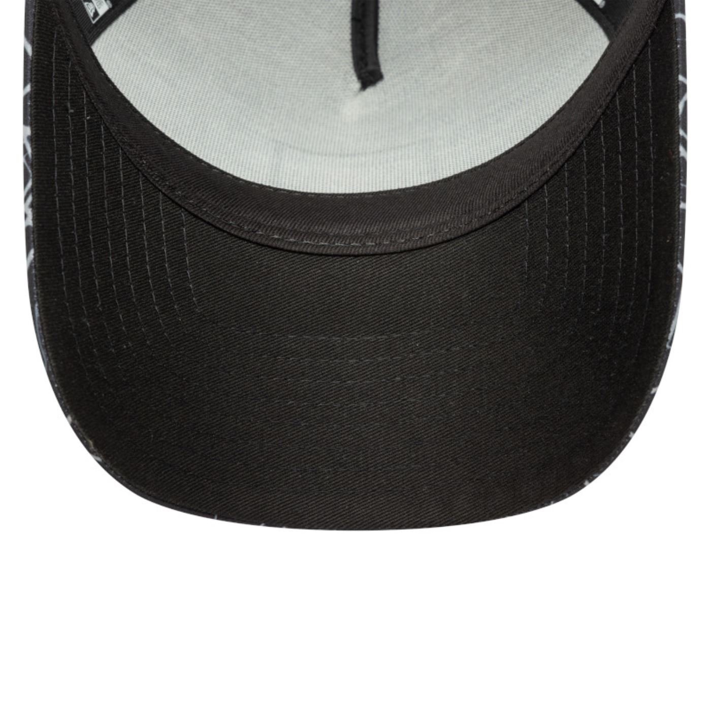 Bone New Era 9FORTY A-FRAME Branded Preto Preto 2