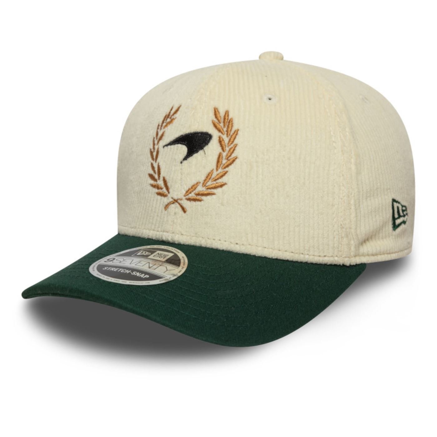 SP ローン ① Bone New Era 9SEVENTY STRETCH SNAP MCLaren Racing Branco Branco