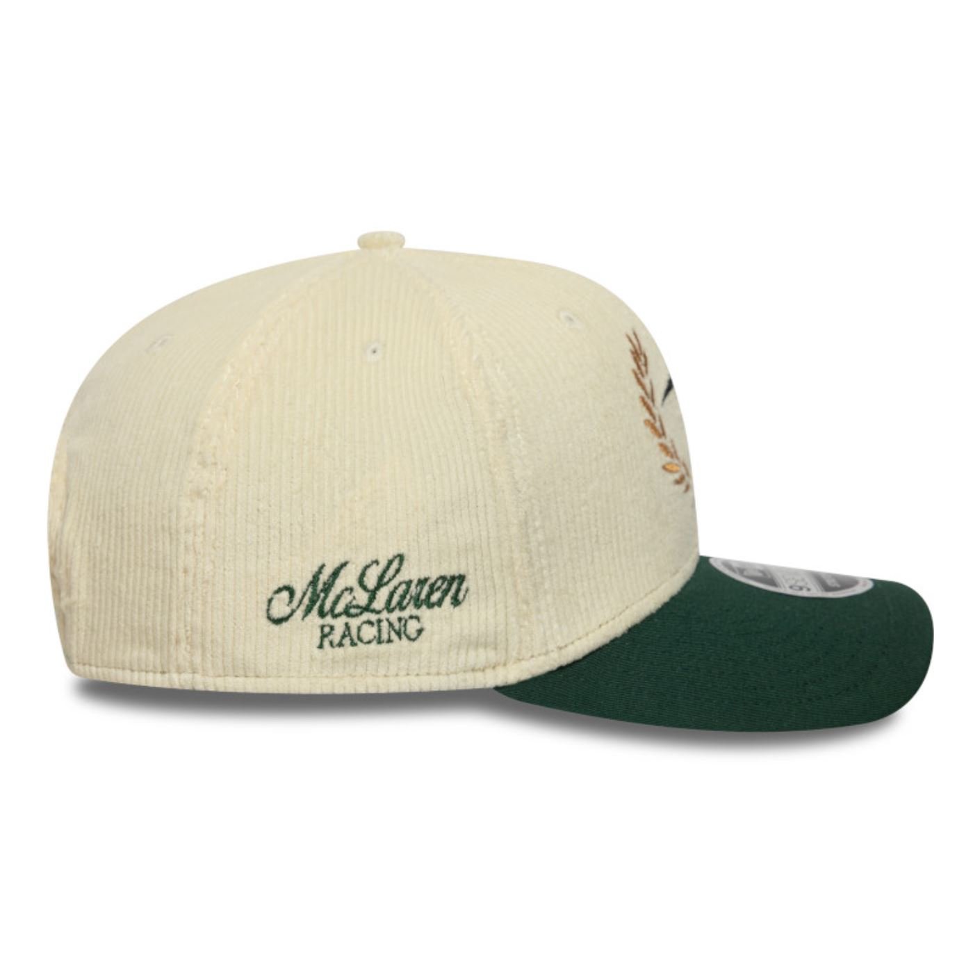 Bone New Era 9SEVENTY STRETCH SNAP MCLaren Racing Branco Branco