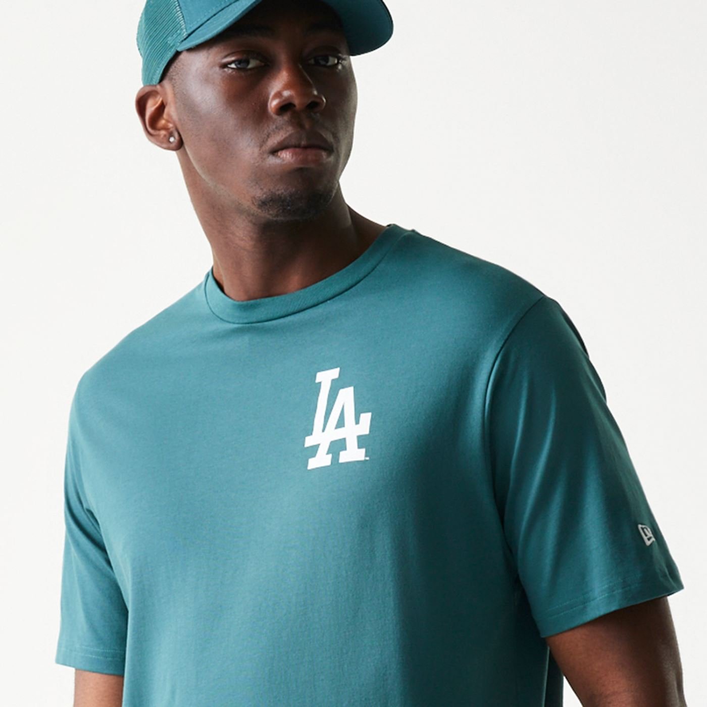 Camiseta New Era Regular MLB Los Angeles Dodgers Verde 4