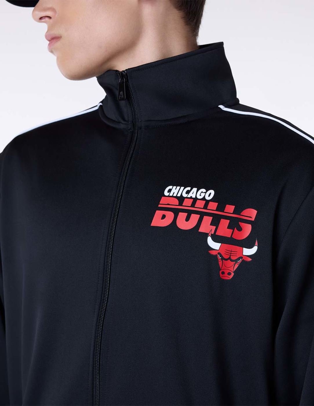 Jaqueta New Era Track NBA  Chicago Bulls Preto 6