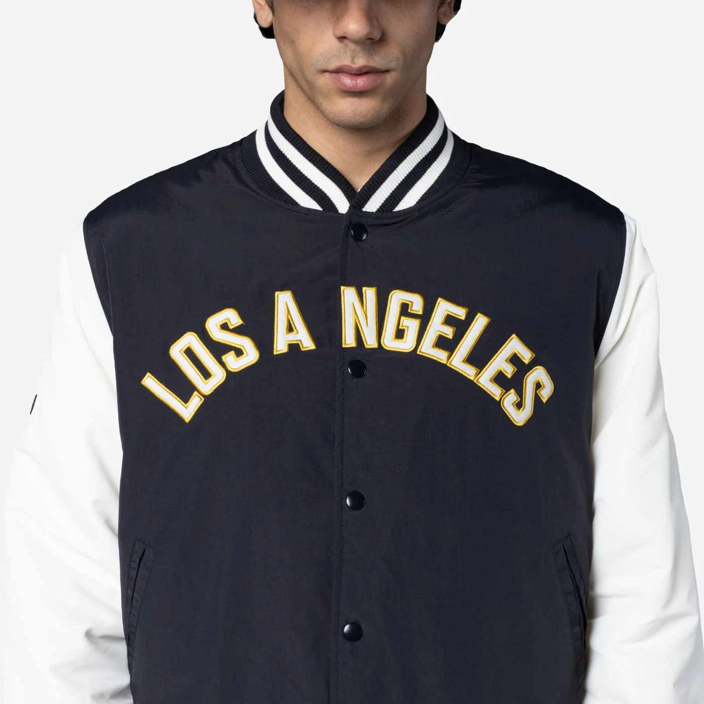 Jaqueta New Era Bomber MLB Los Angeles Dodgers Azul Marinho 3