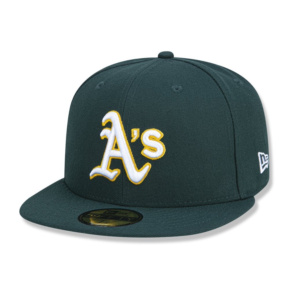 Bone New Era 59FIFTY Oakland Athletics MLB Verde Verde 2