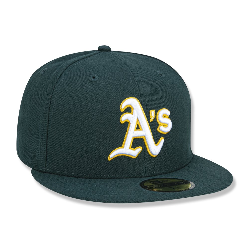 Bone New Era 59FIFTY Oakland Athletics MLB Verde Verde 6