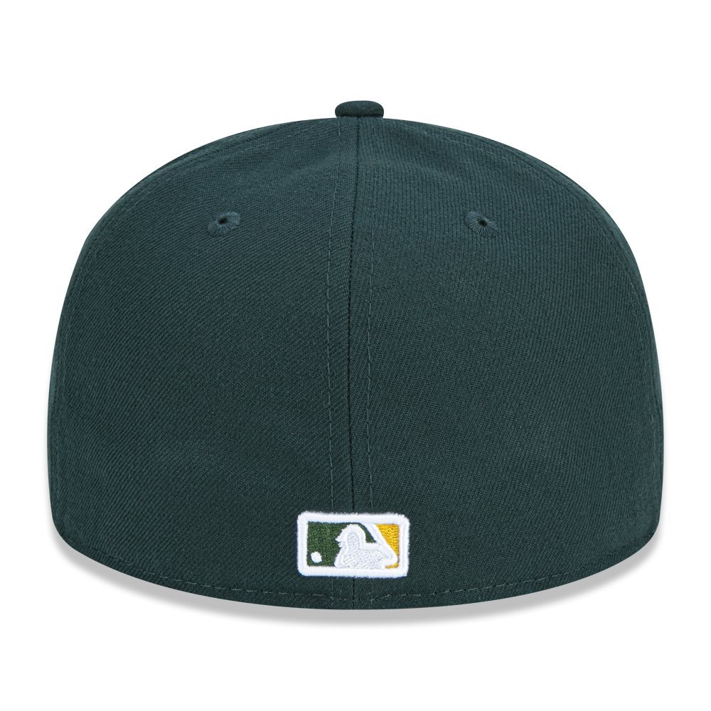 Bone New Era 59FIFTY Oakland Athletics MLB Verde Verde 7