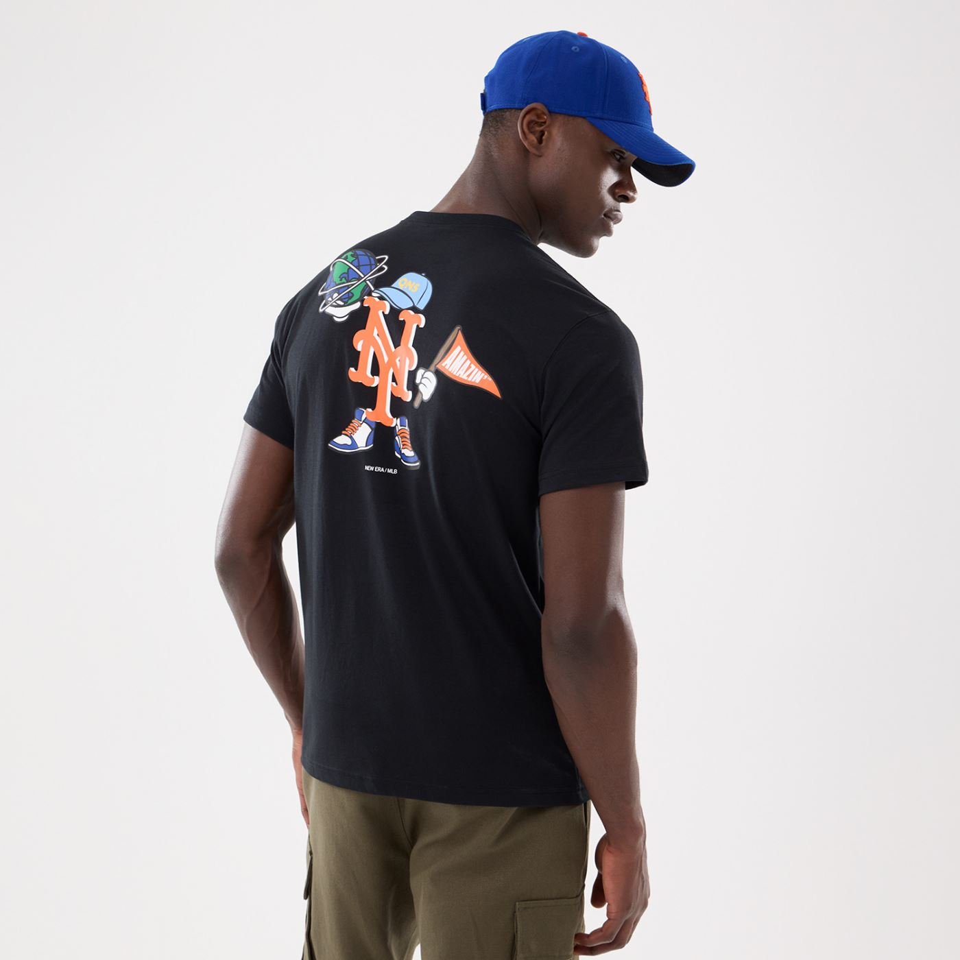 Camiseta New Era MLB New York Mets Preto 4