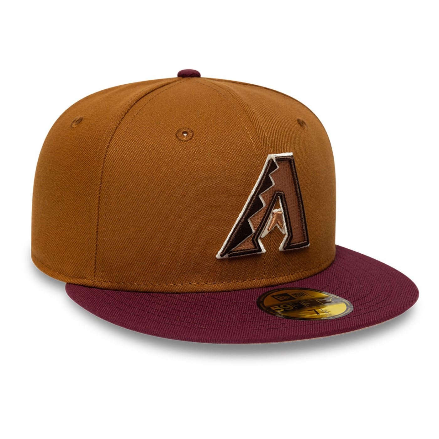 Bone New Era 59FIFTY MLB Arizona Arizona Diamondbacks Marrom 2