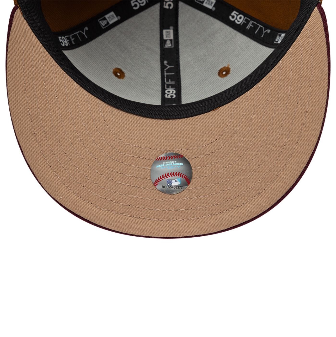 Bone New Era 59FIFTY MLB Arizona Arizona Diamondbacks Marrom 6