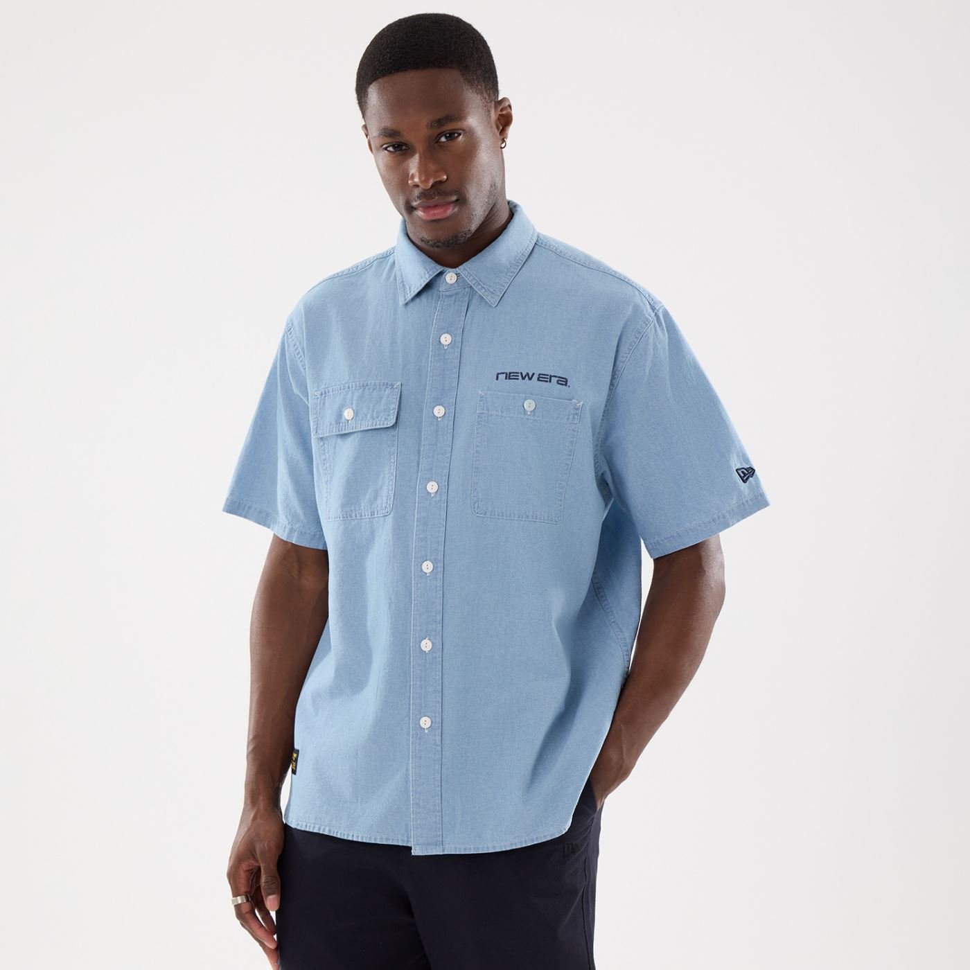 Camisa New Era Manga Curta New Era Branded Azul 4