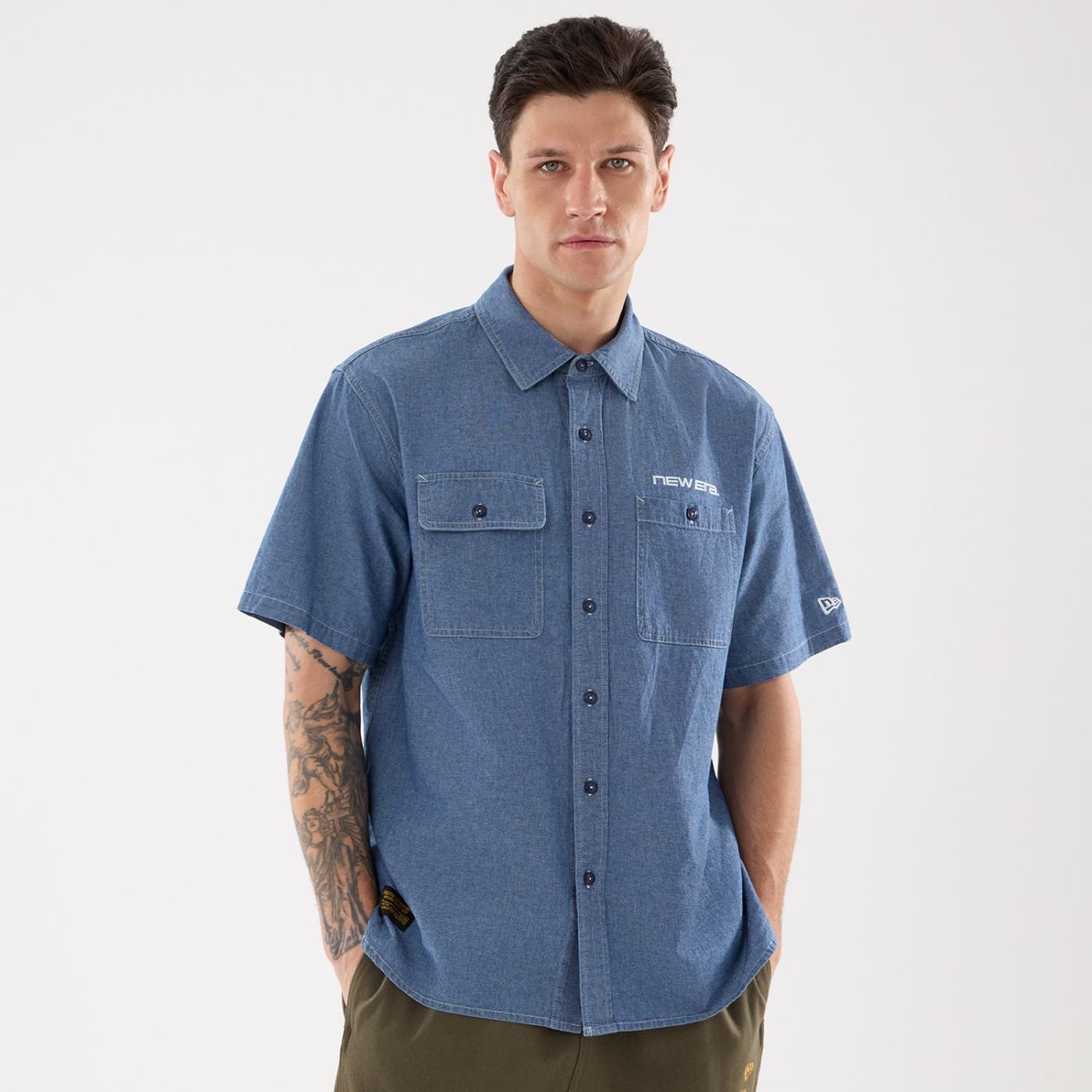 Camisa New Era Manga Curta New Era Branded Azul Azul 5