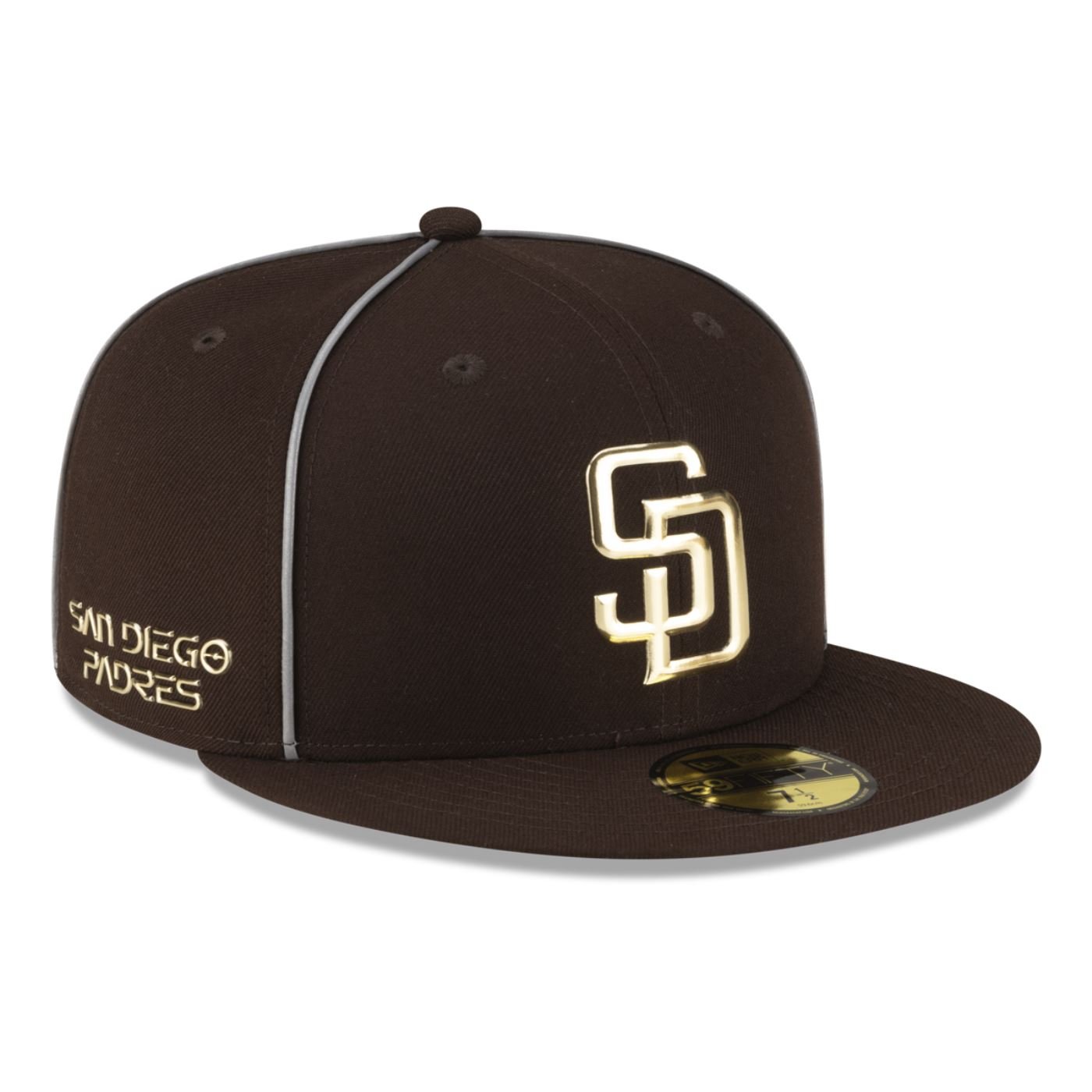 Bone New Era New Era 59FIFTY San Diego Padres Sorayama Marrom Marrom 3