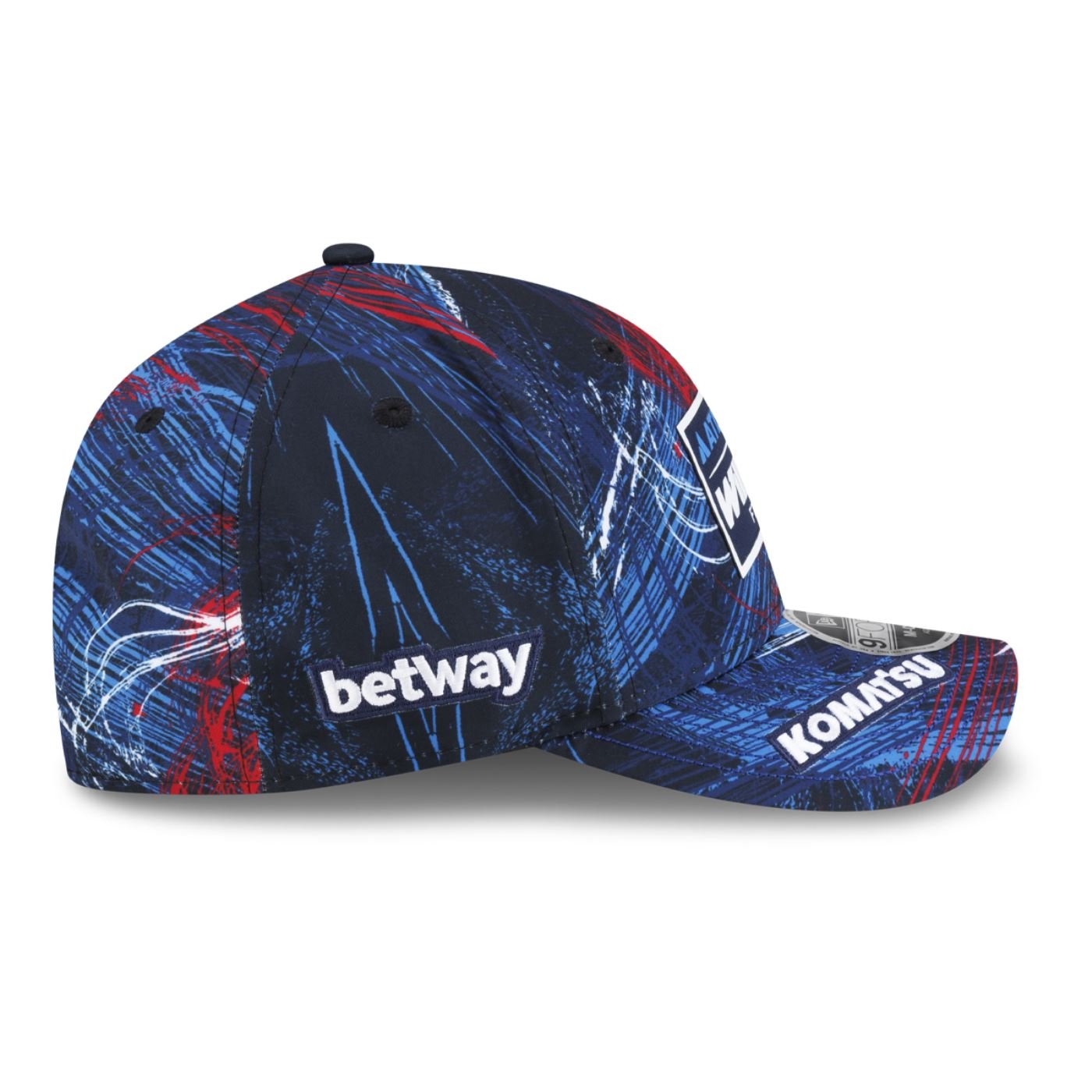 Bone New Era 9FORTY M-Crown Williams Racing Barcelona Azul Marinho 6