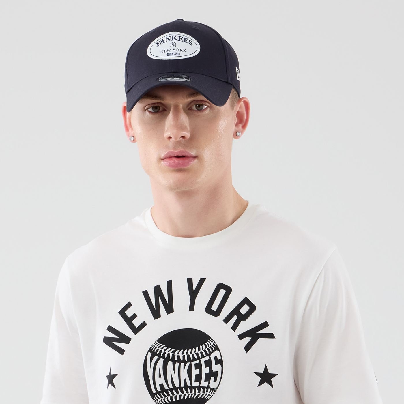 Camiseta New Era Regular New York Yankees Branca Branco 2