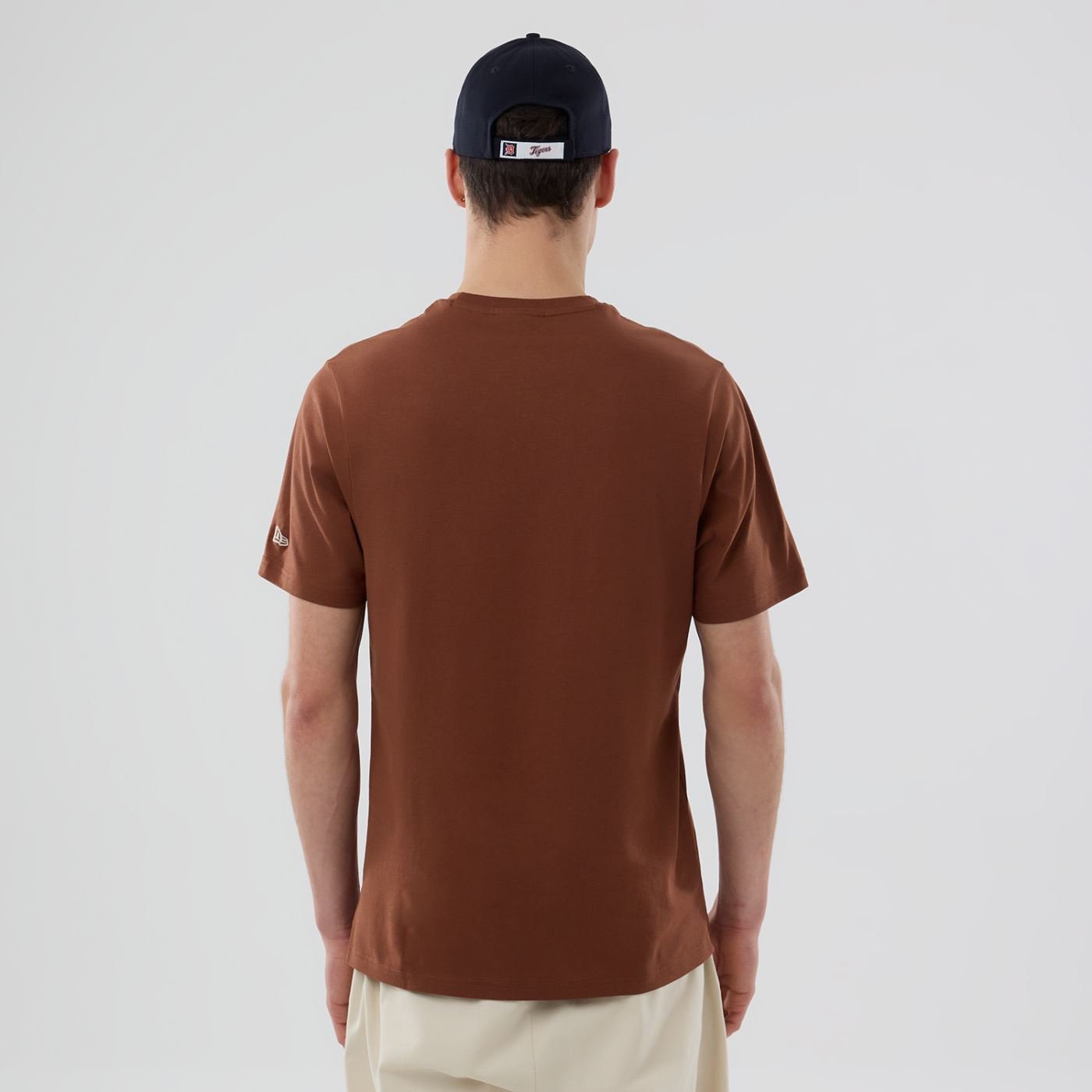 Camiseta New Era Regular Detroit Tigers Marrom Marrom 3