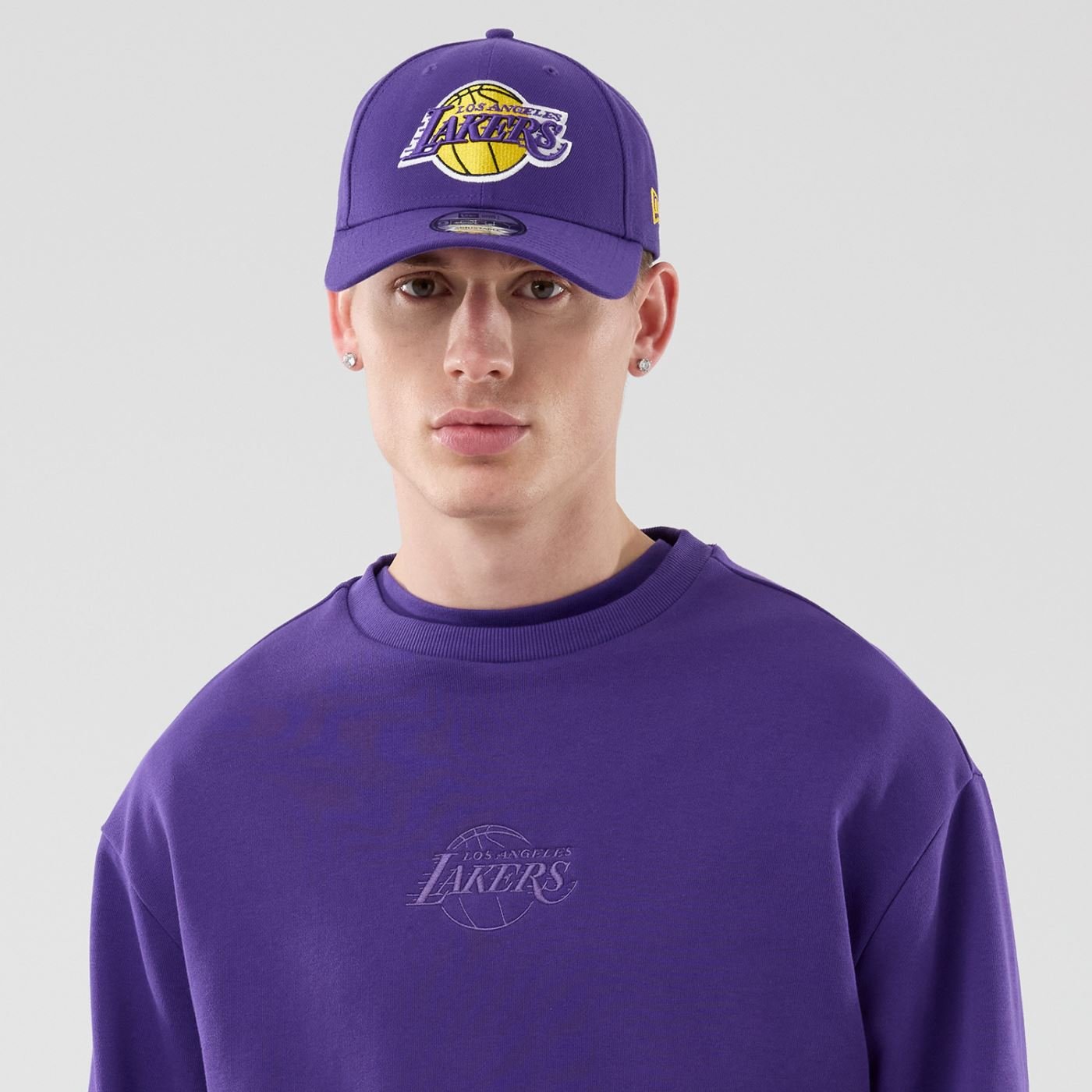 Moletom New Era Careca Los Angeles Lakers Roxo Roxo 2