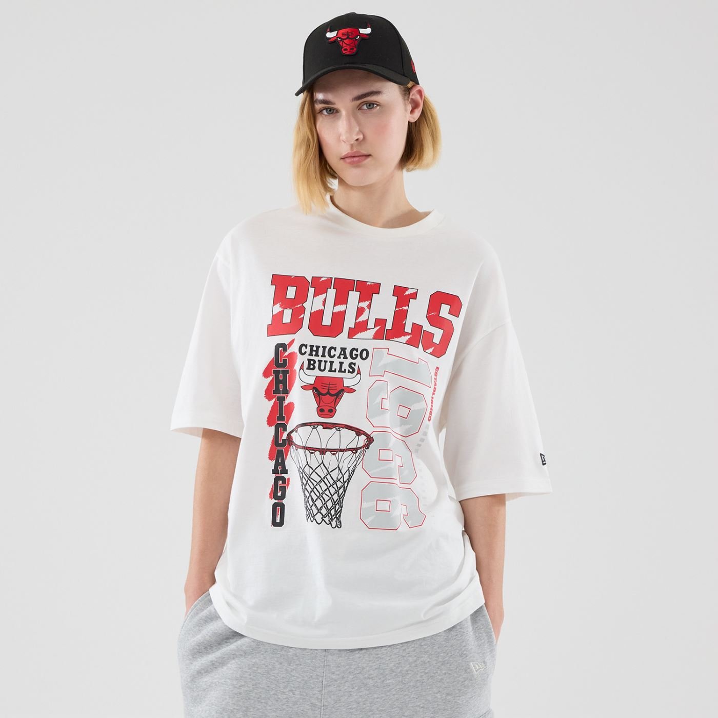 Camiseta New Era Regular Chicago Bulls NBA Branca Branco 3