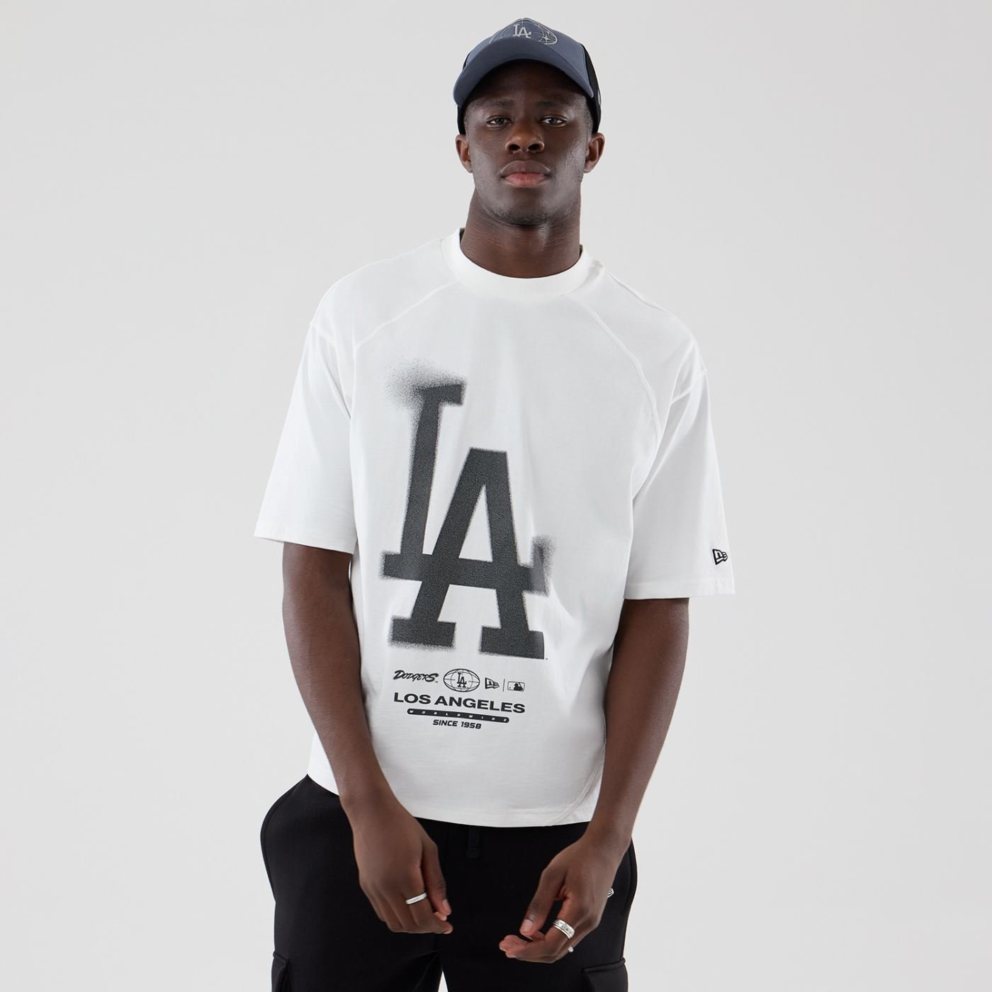Camkiseta New Era Regular Los Angeles Dodgers MLB Branco 2