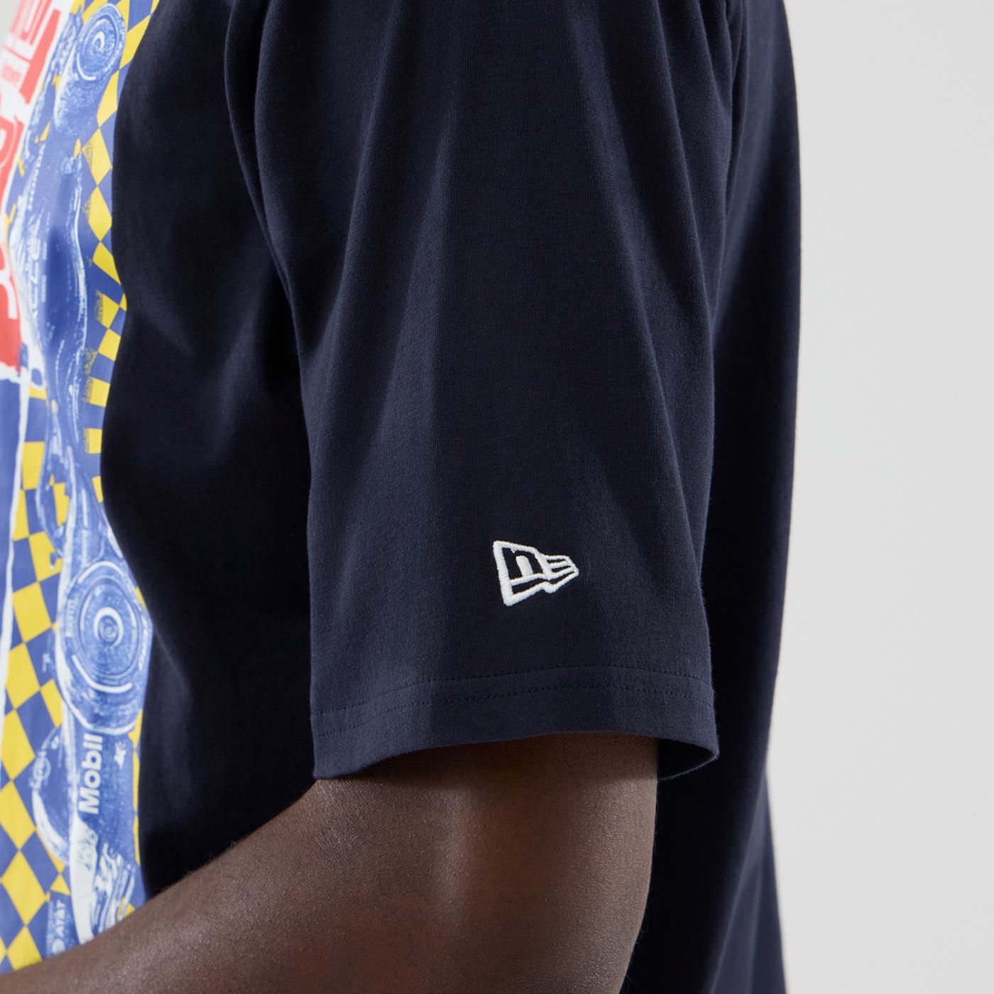 Camiseta New Era Regular Red Bull Racing Azul 2