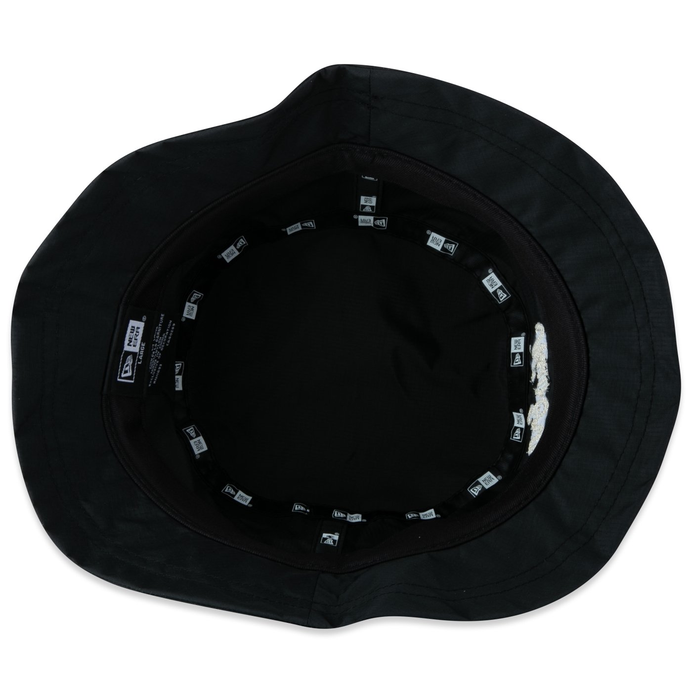 Chapeu New Era Bucket  Branded Preto Preto 7