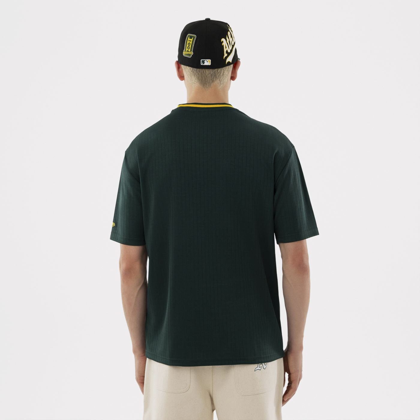 Camiseta New Era Oakland Athetics Premium Baseball Verde 3