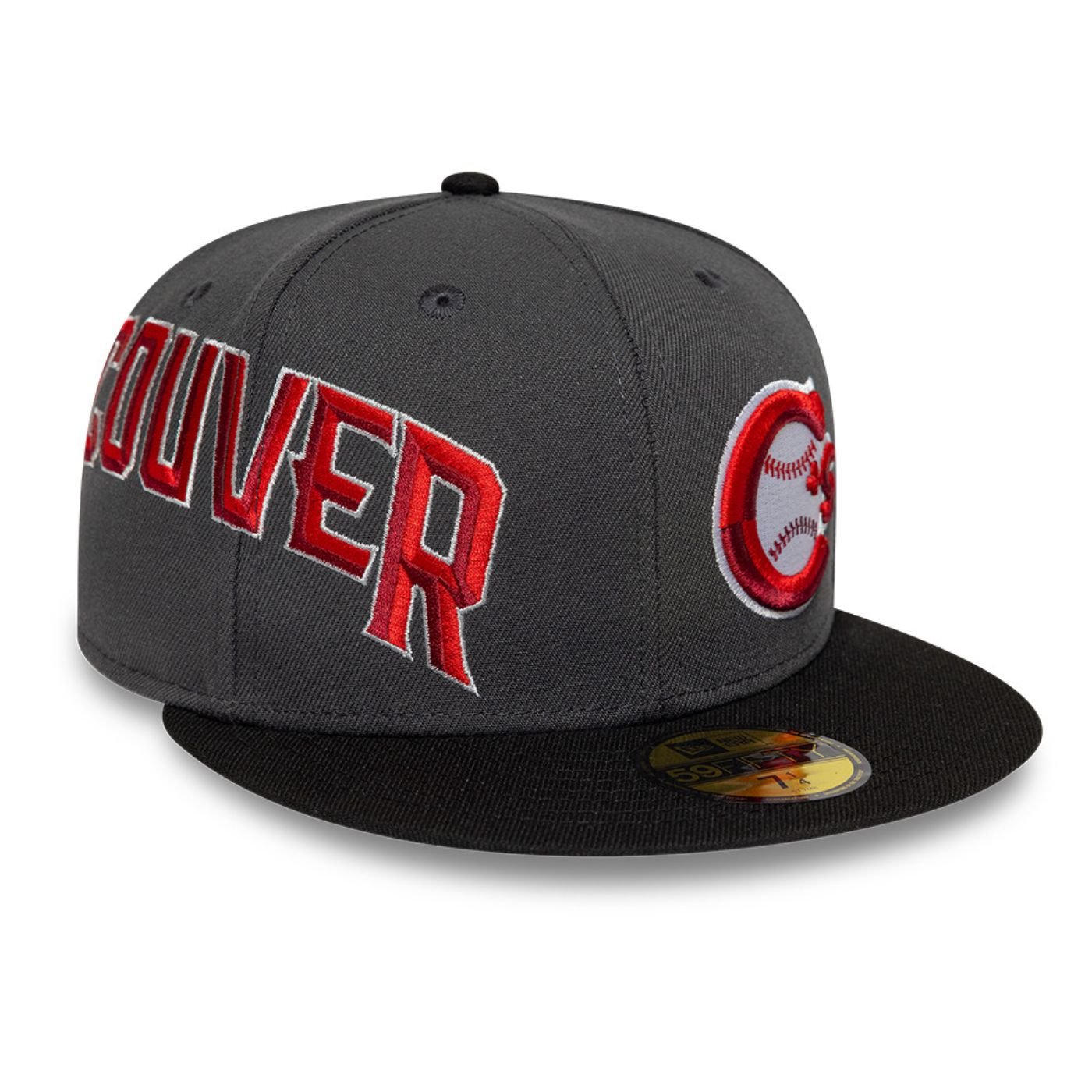Bone New Era 59FIFTY Vanvouver Canadians Premium Baseball Cinza 2